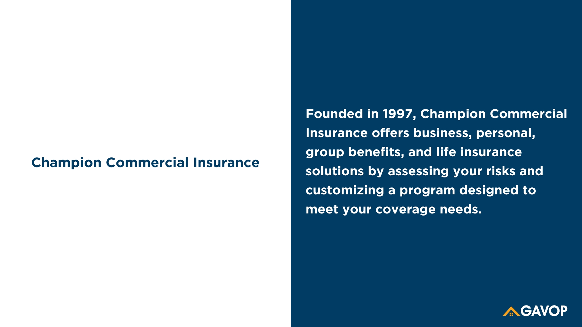 Champion Commercial Insurance